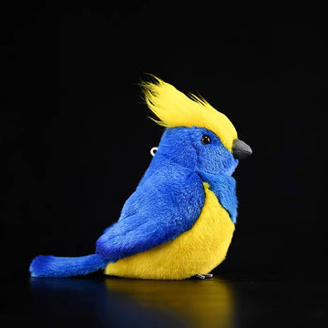 Realistic Sultan Tit Bird Stuffed Animal Plush Toy
